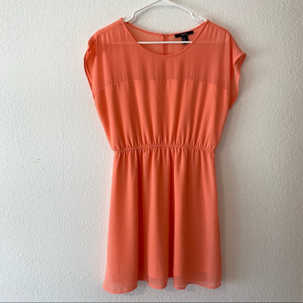 Coral dress